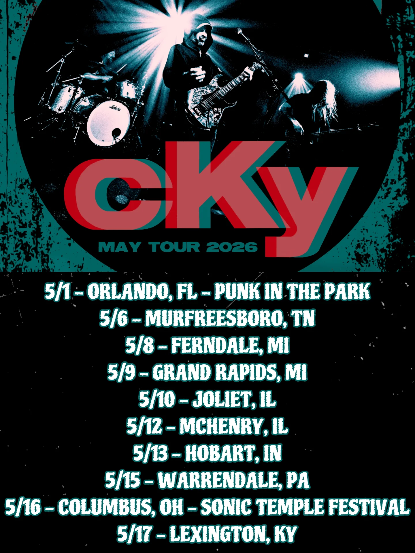 CKY Tour Poster 2026