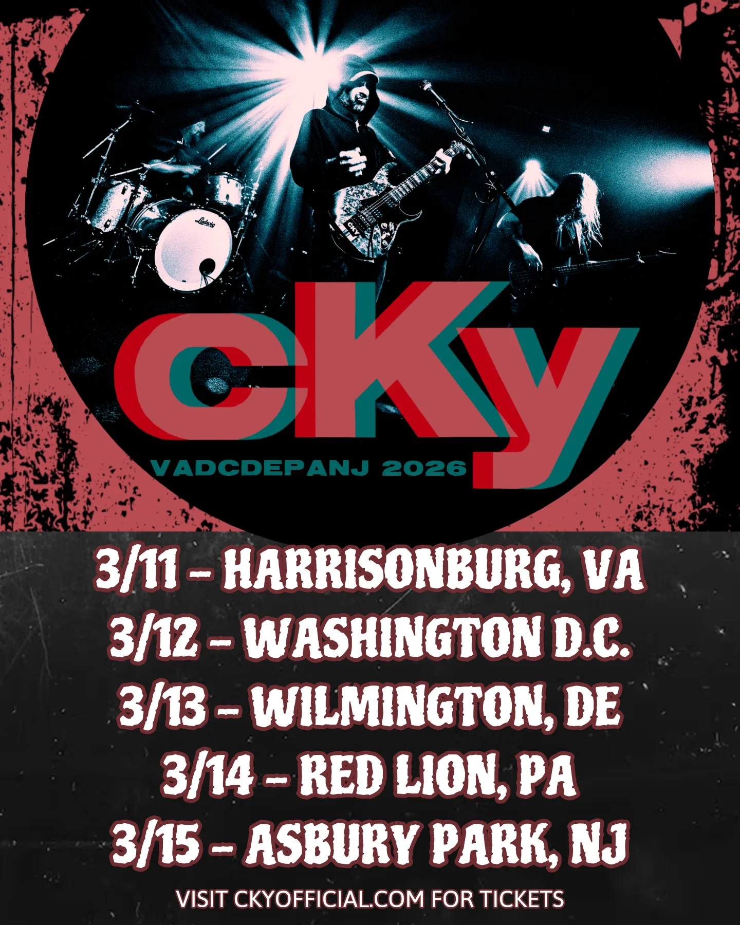 CKY Tour Poster 2026